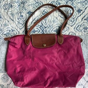 Longchamp Pink Tote Bag